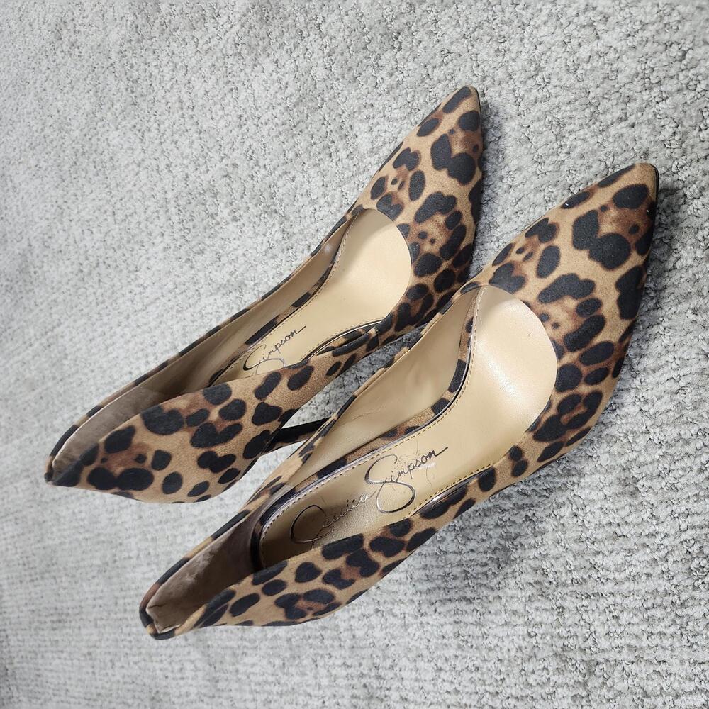 Jessica Simpson Leopard Print Heels